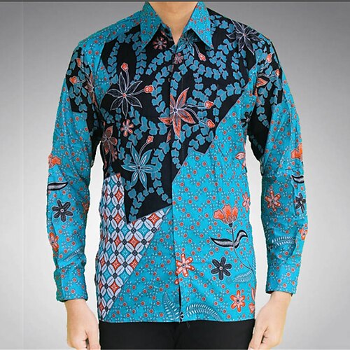 Men's Shirt Floral Turndown Blue 3D Print Outdoor Street Long Sleeve Button-Down Print Clothing Apparel Vintage Fashion Designer Casual
Men's Shirt Floral Turndown Blue 3D Print Outdoor Street Long Sleeve Button-Down Print Clothing Apparel Vintage Fashion Designer Casual