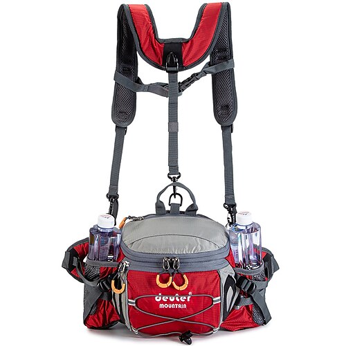 Waist Bag / Pack Running Pack for Running Jogging Bike / Cycling Recreational Cycling Sports Bag Adjustable Waterproof Portable with Water Bottle Holder Nylon Lycra Spandex Men's Women's Running Bag
Waist Bag / Pack Running Pack for Running Jogging Bike / Cycling Recreational Cycling Sports Bag Adjustable Waterproof Portable with Water Bottle Holder Nylon Lycra Spandex Men's Women's Running Bag