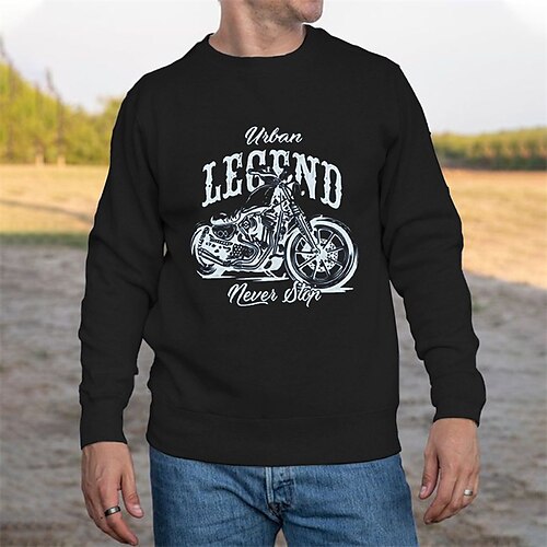 Men's Sweatshirt Black Blue Khaki Navy Blue White Crew Neck Graphic Prints Motorcycle Print Sports & Outdoor Daily Sports Hot Stamping Basic Designer Casual Fall Spring Clothing Apparel Hoodies
Men's Sweatshirt Black Blue Khaki Navy Blue White Crew Neck Graphic Prints Motorcycle Print Sports & Outdoor Daily Sports Hot Stamping Basic Designer Casual Fall Spring Clothing Apparel Hoodies