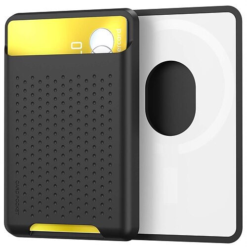 MagSafe Wallet for iPhone 14/13/12/Pro/Max RFID Magnetic Card Holder Silicone Sleeve Compatible with iPhone 12/13/14/Pro/Max/Mini
MagSafe Wallet for iPhone 14/13/12/Pro/Max RFID Magnetic Card Holder Silicone Sleeve Compatible with iPhone 12/13/14/Pro/Max/Mini