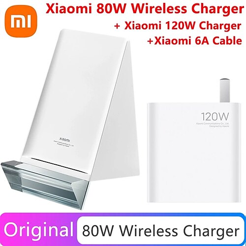 Xiaomi Mi Wireless Charger 80W MAX Stand Smart Temperature Control Vertical Charging Base Fast Charge For Xiaomi 11 Ultra
Xiaomi Mi Wireless Charger 80W MAX Stand Smart Temperature Control Vertical Charging Base Fast Charge For Xiaomi 11 Ultra