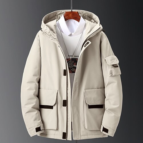 Men's Down Jacket Jacket Outdoor Casual Date Casual Daily Office & Career Solid / Plain Color Outerwear Clothing Apparel Black Yellow Blue
Men's Down Jacket Jacket Outdoor Casual Date Casual Daily Office & Career Solid / Plain Color Outerwear Clothing Apparel Black Yellow Blue