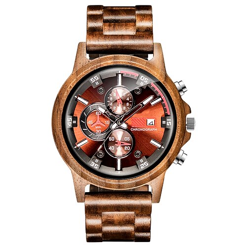 Quartz Watch for Men Analog - Digital Quartz Retro Casual Calendar Wooden wooden Classic Theme
Quartz Watch for Men Analog - Digital Quartz Retro Casual Calendar Wooden wooden Classic Theme