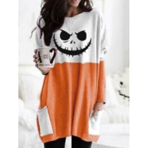 Women's Casual Dress T Shirt Dress Tee Dress Shift Dress Black Orange Light gray Long Sleeve Letter Pocket Winter Fall Autumn Crew Neck Modern Winter Dress Fall Dress 2022 S M L XL 2XL
Women's Casual Dress T Shirt Dress Tee Dress Shift Dress Black Orange Light gray Long Sleeve Letter Pocket Winter Fall Autumn Crew Neck Modern Winter Dress Fall Dress 2022 S M L XL 2XL