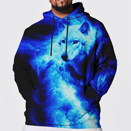 Per uomo Plus Size Felpa con cappuccio pullover Grande e alto Lupo Con cappuccio Manica lunga Primavera & Autunno Essenziale Di tendenza Streetwear Comodo Da tutti i giorni Da mare Top
Per uomo Plus Size Felpa con cappuccio pullover Grande e alto Lupo Con cappuccio Manica lunga Primavera & Autunno Essenziale Di tendenza Streetwear Comodo Da tutti i giorni Da mare Top