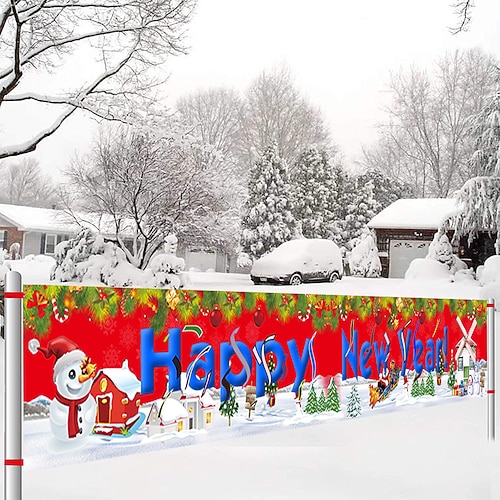 Merry Christmas Banner, Outdoor Christmas Banner Decorations, Xmas Outdoor & Indoor Hanging Decor, Christmas Holidays Party Decor Supplies 30050cm (10ft18.9 Inch)
Merry Christmas Banner, Outdoor Christmas Banner Decorations, Xmas Outdoor & Indoor Hanging Decor, Christmas Holidays Party Decor Supplies 30050cm (10ft18.9 Inch)