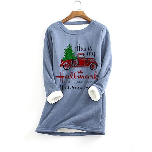 Women's Plus Size Christmas Casual Dress Tree Crew Neck Long Sleeve Winter Fall Casual Mini Dress Daily Dress / Hoodie Dress
Women's Plus Size Christmas Casual Dress Tree Crew Neck Long Sleeve Winter Fall Casual Mini Dress Daily Dress / Hoodie Dress