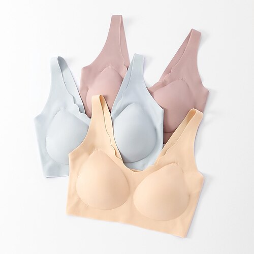 Bra Sports Polyester Yoga Fitness Gym Workout Stretchy Seamless Breathable Quick Dry For Women
Bra Sports Polyester Yoga Fitness Gym Workout Stretchy Seamless Breathable Quick Dry For Women