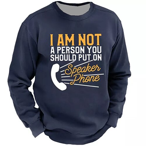 Men's Sweatshirt Pullover Navy Blue Black Crew Neck Letter Graphic Prints Print Daily Sports Holiday 3D Print Basic Streetwear Designer Spring Fall Clothing Apparel Hoodies Sweatshirts Long Sleeve
Men's Sweatshirt Pullover Navy Blue Black Crew Neck Letter Graphic Prints Print Daily Sports Holiday 3D Print Basic Streetwear Designer Spring Fall Clothing Apparel Hoodies Sweatshirts Long Sleeve