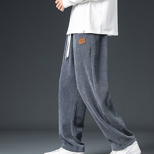 Men's Corduroy Pants Trousers Casual Pants Pocket Drawstring Elastic Waist Plain Breathable Soft Holiday Streetwear Fashion Chic & Modern Coffee Gray Micro-elastic / Winter
Men's Corduroy Pants Trousers Casual Pants Pocket Drawstring Elastic Waist Plain Breathable Soft Holiday Streetwear Fashion Chic & Modern Coffee Gray Micro-elastic / Winter