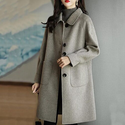 Women's Winter Jacket Winter Coat Casual Jacket Windproof Warm Outdoor Street Daily Vacation Pocket Single Breasted Turndown Contemporary Casual Daily Modern Street Style Solid Color Regular Fit
Women's Winter Jacket Winter Coat Casual Jacket Windproof Warm Outdoor Street Daily Vacation Pocket Single Breasted Turndown Contemporary Casual Daily Modern Street Style Solid Color Regular Fit