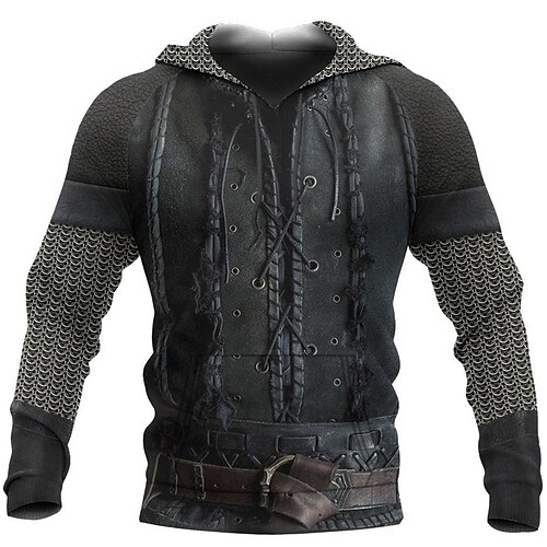 Men's Hoodie Pullover Hoodie Sweatshirt Hooded Graphic Armor Lace up Casual Daily Holiday 3D Print Vintage Designer Sportswear Clothing Apparel Hoodies Sweatshirts Long Sleeve Black / Fall
Men's Hoodie Pullover Hoodie Sweatshirt Hooded Graphic Armor Lace up Casual Daily Holiday 3D Print Vintage Designer Sportswear Clothing Apparel Hoodies Sweatshirts Long Sleeve Black / Fall