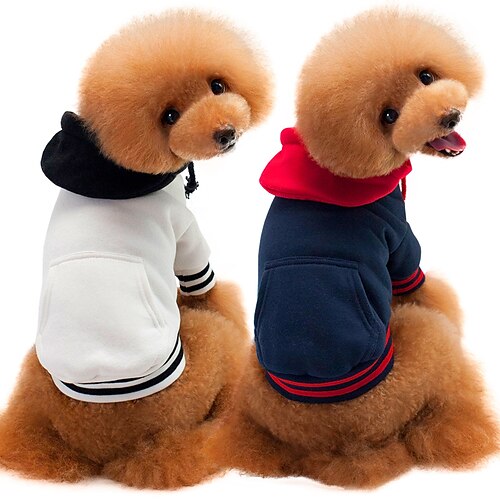 Dog Cat Hoodie Solid Colored Adorable Stylish Ordinary Outdoor Casual Daily Winter Dog Clothes Puppy Clothes Dog Outfits Warm Dark Blue Grey White Costume for Girl and Boy Dog Coral Fleece Cotton S M
Dog Cat Hoodie Solid Colored Adorable Stylish Ordinary Outdoor Casual Daily Winter Dog Clothes Puppy Clothes Dog Outfits Warm Dark Blue Grey White Costume for Girl and Boy Dog Coral Fleece Cotton S M