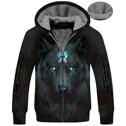 Men's Fleece Jacket Full Zip Hoodie Fleece Hoodie Sherpa Jacket Royal Blue Red Navy Blue Coffee Hooded Wolf Graphic Prints Zipper Print Casual Daily Sports 3D Print Fleece Basic Boho Designer Fall
Men's Fleece Jacket Full Zip Hoodie Fleece Hoodie Sherpa Jacket Royal Blue Red Navy Blue Coffee Hooded Wolf Graphic Prints Zipper Print Casual Daily Sports 3D Print Fleece Basic Boho Designer Fall