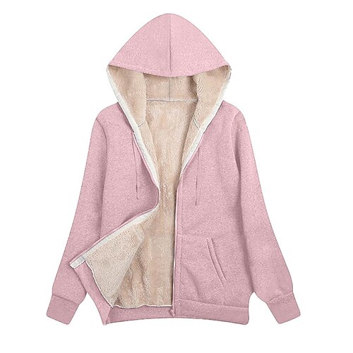 Damen Übergröße Jacke Hoodie-Mantel Tasche Reißverschluss Glatt Normal Urlaub Langarm Mit Kapuze Standard Winter Herbst Rosa Gelb Khaki L XL XXL 3XL 4XL
Damen Übergröße Jacke Hoodie-Mantel Tasche Reißverschluss Glatt Normal Urlaub Langarm Mit Kapuze Standard Winter Herbst Rosa Gelb Khaki L XL XXL 3XL 4XL
