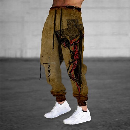 Men's Sweatpants Joggers Trousers Drawstring Elastic Waist 3D Print Graphic Prints Comfort Breathable Sports Outdoor Casual Daily Cotton Blend Streetwear Designer Brown Micro-elastic
Men's Sweatpants Joggers Trousers Drawstring Elastic Waist 3D Print Graphic Prints Comfort Breathable Sports Outdoor Casual Daily Cotton Blend Streetwear Designer Brown Micro-elastic