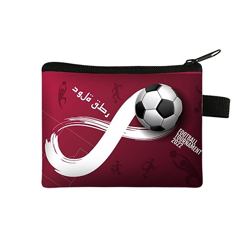 2022 qatar VM-fans børnetaske polyester pung vandret firkantet mini lynlås pung
2022 qatar VM-fans børnetaske polyester pung vandret firkantet mini lynlås pung