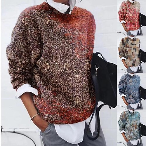 Women's Hoodie Print Geometric Pattern Retro Regular Spring & Fall Color1 Color 3 Color 2 Color 4 Color 5
Women's Hoodie Print Geometric Pattern Retro Regular Spring & Fall Color1 Color 3 Color 2 Color 4 Color 5