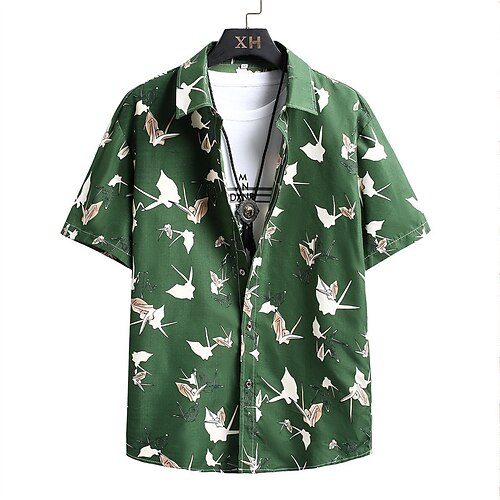 Men's Summer Hawaiian Shirt Graphic Prints Turndown Green Outdoor Daily Short Sleeve Button-Down Clothing Apparel Streetwear Designer Simple Casual
Men's Summer Hawaiian Shirt Graphic Prints Turndown Green Outdoor Daily Short Sleeve Button-Down Clothing Apparel Streetwear Designer Simple Casual