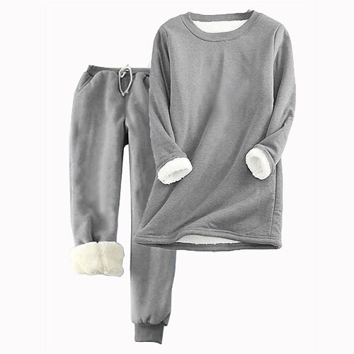 Women's Plus Size Tops Plus Size Set Plain Long Sleeve Crew Neck Basic Casual Daily Vacation Polyester Winter Fall Black Blue
Women's Plus Size Tops Plus Size Set Plain Long Sleeve Crew Neck Basic Casual Daily Vacation Polyester Winter Fall Black Blue