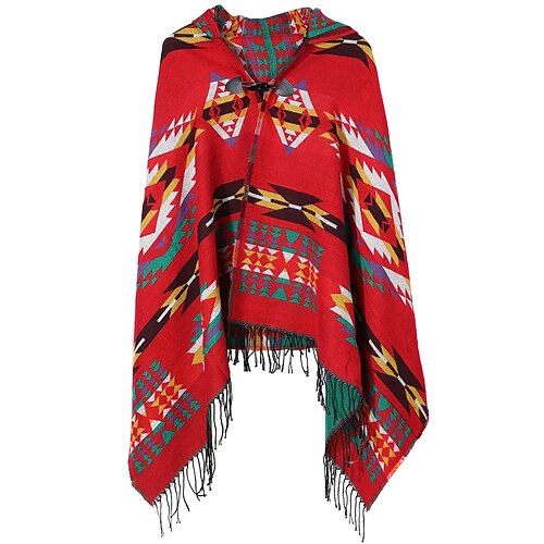 Women's Shrugs Blue Fuchsia Red Geometric Tassel Print Long Sleeve Holiday Weekend Streetwear Casual V Neck Regular Geometric One-Size
Women's Shrugs Blue Fuchsia Red Geometric Tassel Print Long Sleeve Holiday Weekend Streetwear Casual V Neck Regular Geometric One-Size