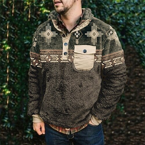 Men's Sweatshirt Pullover Coffee Standing Collar Tribal Graphic Prints Print Casual Daily Sports 3D Print Boho Streetwear Designer Spring & Fall Clothing Apparel Hoodies Sweatshirts Long Sleeve
Men's Sweatshirt Pullover Coffee Standing Collar Tribal Graphic Prints Print Casual Daily Sports 3D Print Boho Streetwear Designer Spring & Fall Clothing Apparel Hoodies Sweatshirts Long Sleeve