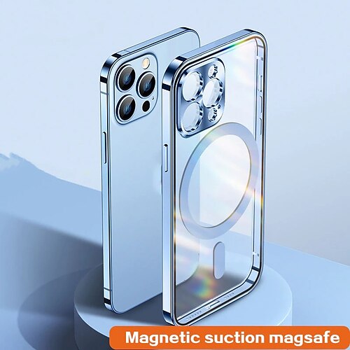Phone Case For Apple Back Cover iPhone 14 Pro Max 13 12 Pro Max Mini Ultra-thin Magnetic Anti-Scratch Transparent PC Metal
Phone Case For Apple Back Cover iPhone 14 Pro Max 13 12 Pro Max Mini Ultra-thin Magnetic Anti-Scratch Transparent PC Metal