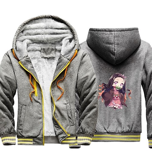 Inspired by Demon Slayer Kamado Nezuko Cartoon Manga Outerwear Anime Graphic Outerwear For Men's Women's Unisex Adults' Hot Stamping 100% Polyester Casual Daily
Inspired by Demon Slayer Kamado Nezuko Cartoon Manga Outerwear Anime Graphic Outerwear For Men's Women's Unisex Adults' Hot Stamping 100% Polyester Casual Daily