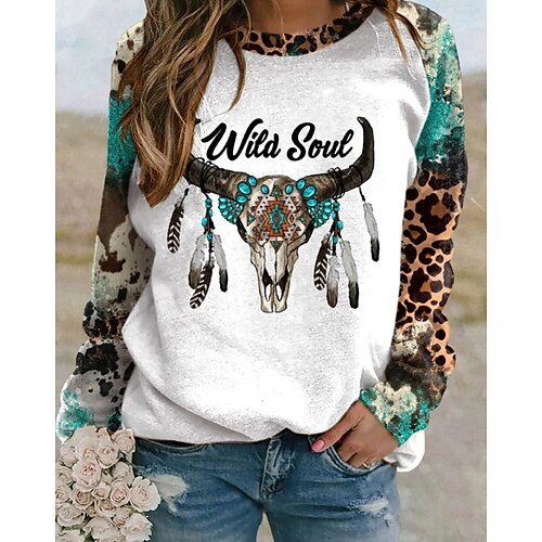 Women's Sweatshirt Vintage Ethnic Gray Leopard Tribal Home Round Neck Long Sleeve S M L XL 2XL 3XL
Women's Sweatshirt Vintage Ethnic Gray Leopard Tribal Home Round Neck Long Sleeve S M L XL 2XL 3XL