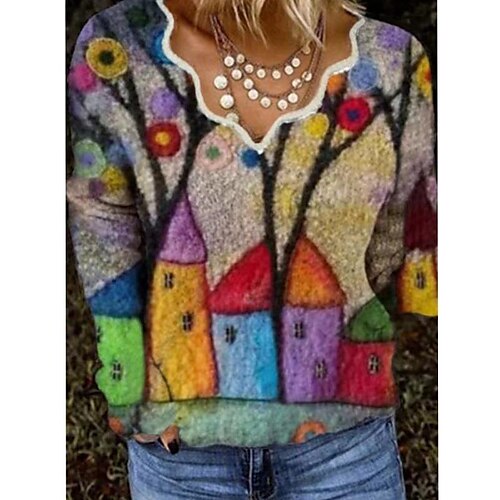 Women's Sweatshirt Pullover Basic Blue Yellow Red Graphic Street V Neck Long Sleeve S M L XL 2XL 3XL
Women's Sweatshirt Pullover Basic Blue Yellow Red Graphic Street V Neck Long Sleeve S M L XL 2XL 3XL