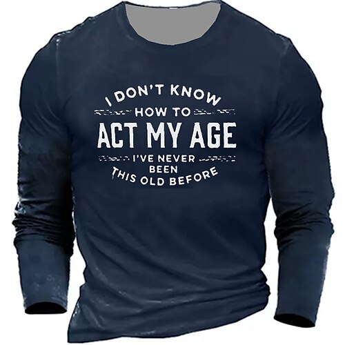 Men's T shirt Tee Letter Graphic Prints Crew Neck Green Black Army Green Royal Blue Navy Blue 3D Print Outdoor Street Long Sleeve Print Clothing Apparel Basic Sports Designer Casual
Men's T shirt Tee Letter Graphic Prints Crew Neck Green Black Army Green Royal Blue Navy Blue 3D Print Outdoor Street Long Sleeve Print Clothing Apparel Basic Sports Designer Casual