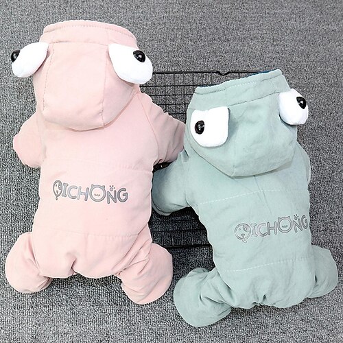 

Dog Cat Jumpsuit Quotes & Sayings Adorable Stylish Ordinary Casual Daily Outdoor Casual Daily Winter Dog Clothes Puppy Clothes Dog Outfits Warm Green Pink Costume for Girl and Boy Dog Fleece XS S M L