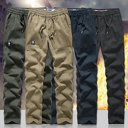 Men's Cargo Pants Trousers Drawstring Elastic Waist Multi Pocket Solid Color Breathable Full Length Casual Daily Going out 100% Cotton Sports Stylish ArmyGreen Blue Micro-elastic
Men's Cargo Pants Trousers Drawstring Elastic Waist Multi Pocket Solid Color Breathable Full Length Casual Daily Going out 100% Cotton Sports Stylish ArmyGreen Blue Micro-elastic