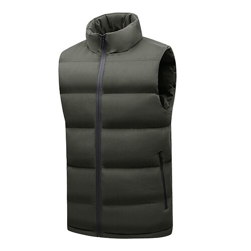Men's Puffer Vest Gilet Outdoor Casual / Daily Vacation Going out To-Go Pure Color Outerwear Clothing Apparel Wine Black Blue
Men's Puffer Vest Gilet Outdoor Casual / Daily Vacation Going out To-Go Pure Color Outerwear Clothing Apparel Wine Black Blue