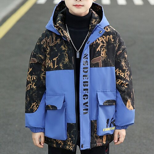 Kids Boys Coat Outerwear Letter Long Sleeve Coat Outdoor Cool Daily Black Blue Beige Winter Fall 3-7 Years
Kids Boys Coat Outerwear Letter Long Sleeve Coat Outdoor Cool Daily Black Blue Beige Winter Fall 3-7 Years