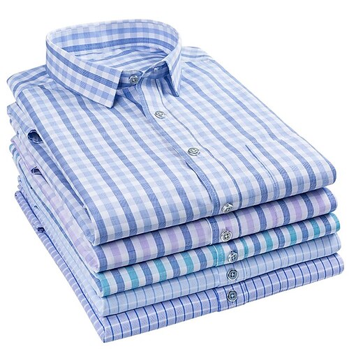 Men's Shirt Plaid Check Shirt Turndown Green Blue Pink Royal Blue Light Blue Casual Daily Short Sleeve Button-Down Clothing Apparel Basic Fashion Streetwear Business / Summer
Men's Shirt Plaid Check Shirt Turndown Green Blue Pink Royal Blue Light Blue Casual Daily Short Sleeve Button-Down Clothing Apparel Basic Fashion Streetwear Business / Summer