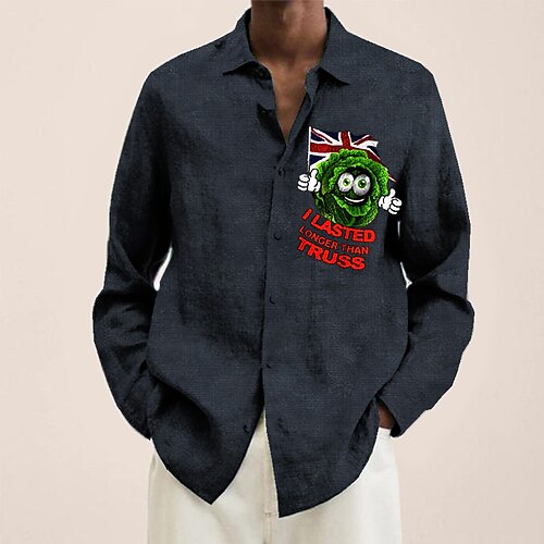 Men's Shirt Cartoon Letter National Flag Turndown Wine Blue-Green Olive Green Green Blue 3D Print Outdoor Street Long Sleeve Button-Down Print Clothing Apparel Fashion Designer Casual Breathable
Men's Shirt Cartoon Letter National Flag Turndown Wine Blue-Green Olive Green Green Blue 3D Print Outdoor Street Long Sleeve Button-Down Print Clothing Apparel Fashion Designer Casual Breathable