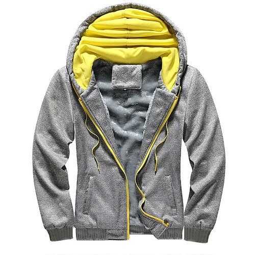 Men's Hoodie Fuzzy Sherpa Hoodie Jacket Full Zip Hoodie Jacket Black Blue Gray Hooded Color Block Patchwork Sports & Outdoor Streetwear Casual Big and Tall Winter Fall Clothing Apparel Hoodies
Men's Hoodie Fuzzy Sherpa Hoodie Jacket Full Zip Hoodie Jacket Black Blue Gray Hooded Color Block Patchwork Sports & Outdoor Streetwear Casual Big and Tall Winter Fall Clothing Apparel Hoodies