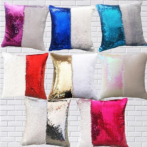 Glitter Pillow Sequins Pillow Cover Magic Pillowcase Flip Throw Pillow Changing Decor Cushion Covers for Sofa
Glitter Pillow Sequins Pillow Cover Magic Pillowcase Flip Throw Pillow Changing Decor Cushion Covers for Sofa