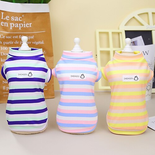 Dog Cat Sweatshirt Striped Solid Colored Cute Sweet Dailywear Casual Daily Winter Dog Clothes Puppy Clothes Dog Outfits Soft Purple Pink Yellow Costume for Girl and Boy Dog Cotton S M L XL 2XL
Dog Cat Sweatshirt Striped Solid Colored Cute Sweet Dailywear Casual Daily Winter Dog Clothes Puppy Clothes Dog Outfits Soft Purple Pink Yellow Costume for Girl and Boy Dog Cotton S M L XL 2XL