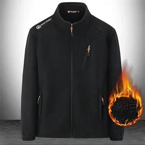 Men's Winter Jacket Winter Coat Polar Fleece Durable Daily Wear Vacation To-Go Zipper Standing Collar Warm Ups Comfort Leisure Jacket Outerwear Solid / Plain Color Pocket Dark Grey Dark Blue Military
Men's Winter Jacket Winter Coat Polar Fleece Durable Daily Wear Vacation To-Go Zipper Standing Collar Warm Ups Comfort Leisure Jacket Outerwear Solid / Plain Color Pocket Dark Grey Dark Blue Military