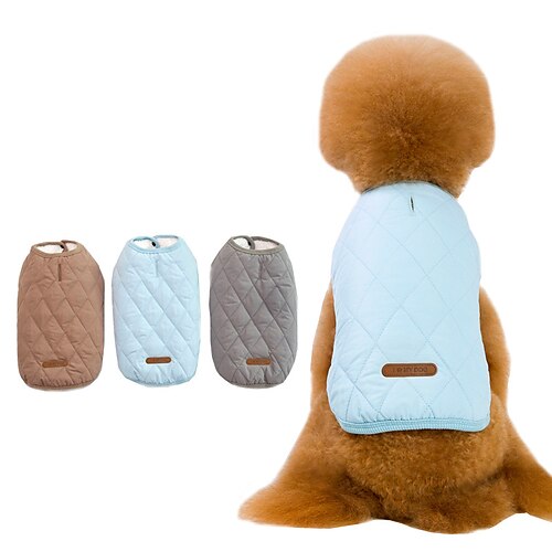 Autumn and Winter New Pet Cotton Shirt Rhombic Vest Thickened Versatile Jacket Coat Teddy Dog Clothes
Autumn and Winter New Pet Cotton Shirt Rhombic Vest Thickened Versatile Jacket Coat Teddy Dog Clothes