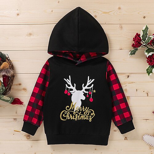 Kids Girls' Ugly Christmas Hoodie Plaid Outdoor Long Sleeve Pocket Vacation 7-13 Years Winter Black Blue Gold
Kids Girls' Ugly Christmas Hoodie Plaid Outdoor Long Sleeve Pocket Vacation 7-13 Years Winter Black Blue Gold