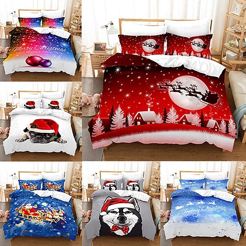 Duvet Cover Set Boy Gife For Kid Gife 2/3 Piece Bedding Set with 1 or 2 Pillowcase(Single Twin only 1pcs)Merry Christmas New Year Gift Dog
Duvet Cover Set Boy Gife For Kid Gife 2/3 Piece Bedding Set with 1 or 2 Pillowcase(Single Twin only 1pcs)Merry Christmas New Year Gift Dog