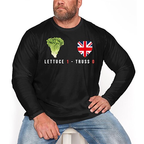 Men's Plus Size T shirt Tee Big and Tall Graphic Crew Neck Long Sleeve Spring & Fall Basic Fashion Streetwear Comfortable Casual Sports Tops 
Men's Plus Size T shirt Tee Big and Tall Graphic Crew Neck Long Sleeve Spring & Fall Basic Fashion Streetwear Comfortable Casual Sports Tops