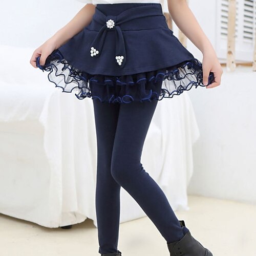 Kids Girls' Leggings Solid Color Active School 7-13 Years Winter Black Pink Navy Blue / Fall
Kids Girls' Leggings Solid Color Active School 7-13 Years Winter Black Pink Navy Blue / Fall