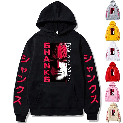 One Piece Película: Rojo Shanks Sudadera Dibujos Manga Anime Bolsillo delantero Gráfico Sudadera Para Hombre Mujer Unisexo Adulto Estampado en caliente 100% Poliéster
One Piece Película: Rojo Shanks Sudadera Dibujos Manga Anime Bolsillo delantero Gráfico Sudadera Para Hombre Mujer Unisexo Adulto Estampado en caliente 100% Poliéster