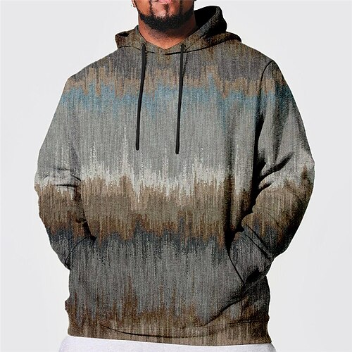 Men's Plus Size Pullover Hoodie Sweatshirt Big and Tall Color Block Hooded Long Sleeve Spring & Fall Basic Fashion Streetwear Comfortable Daily Wear Vacation Tops
Men's Plus Size Pullover Hoodie Sweatshirt Big and Tall Color Block Hooded Long Sleeve Spring & Fall Basic Fashion Streetwear Comfortable Daily Wear Vacation Tops