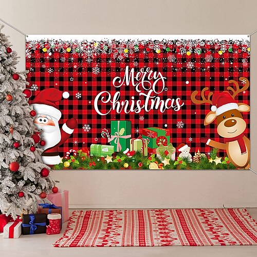 Christmas Party Wall Tapestry Photography Background Holiday Art Decor Blanket Hanging Home Bedroom Living Room Decoration Santa Claus Tree Snowman Elk Snowflake Candle Gift Fireplace
Christmas Party Wall Tapestry Photography Background Holiday Art Decor Blanket Hanging Home Bedroom Living Room Decoration Santa Claus Tree Snowman Elk Snowflake Candle Gift Fireplace