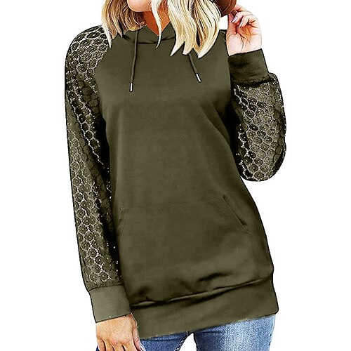 Women's Hoodie Sweatshirt Pullover Basic Front Pocket Green Black Grey Solid Color Street Hoodie Long Sleeve S M L XL 2XL
Women's Hoodie Sweatshirt Pullover Basic Front Pocket Green Black Grey Solid Color Street Hoodie Long Sleeve S M L XL 2XL